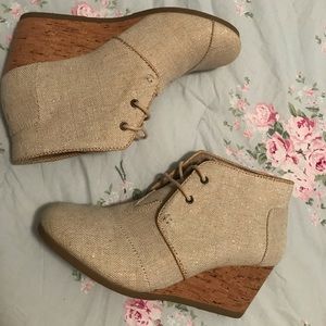 TOMS limited edition wedges